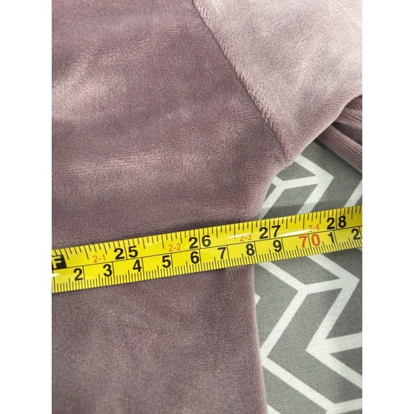 Mauve Half-Zip Velour Pullover AVIA Soft Size 2XL Women's Sweater - Picture 6 of 6